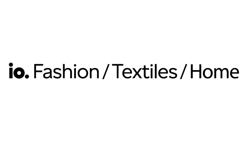 a black background with the words in fashion textiles / home