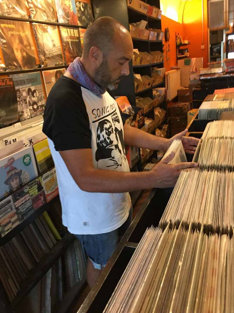 Jazza crate digging