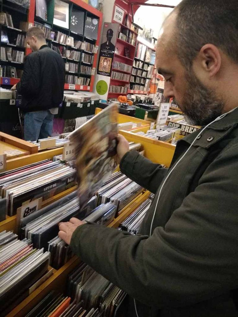 Jazza crate digging