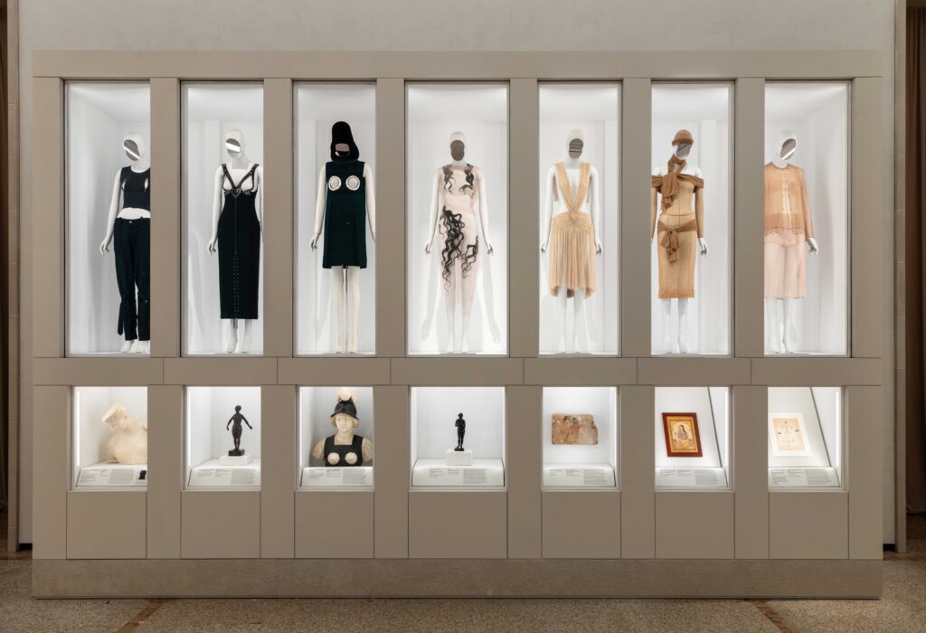 Naked and Nude Body section of Costume Art featuring a garment by Matthieu Blazy for Chanel