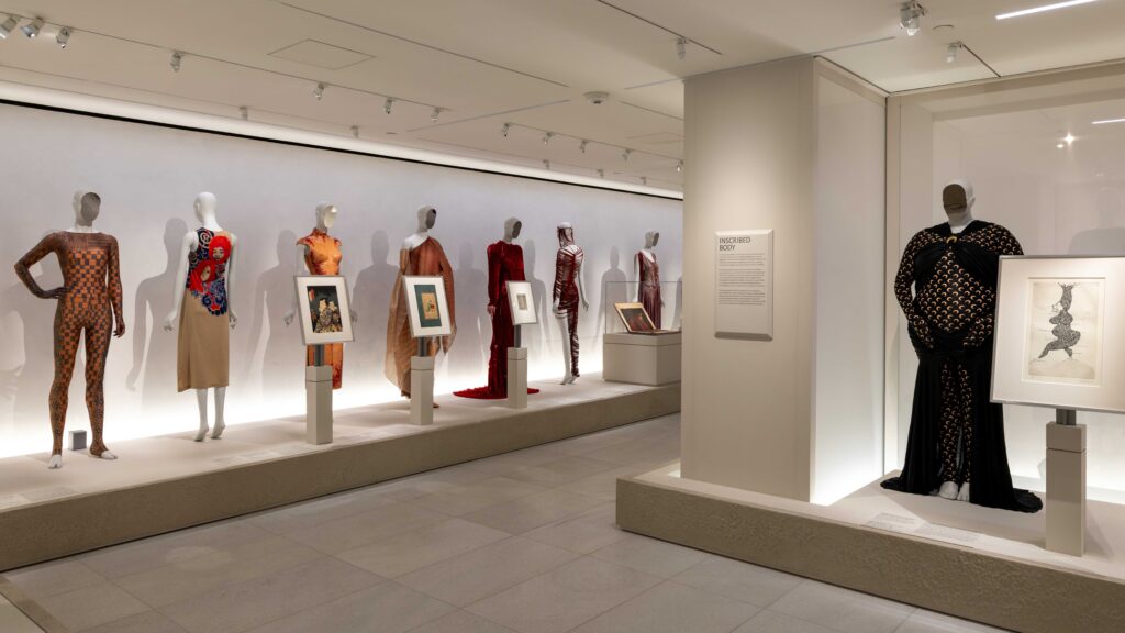 Inscribed Body section of Costume Art featuring a garment by Demna for Vetements