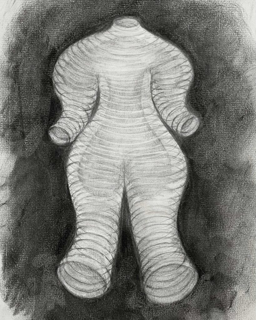Development process of Seiran Tsuno’s 3D pen garment for The Met