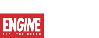 engine fuel the dream logo on a black background